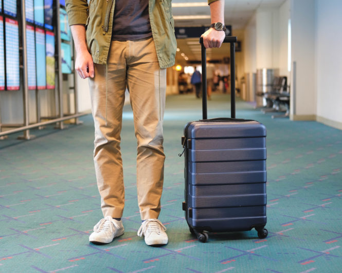 muji 35l suitcase carryon review