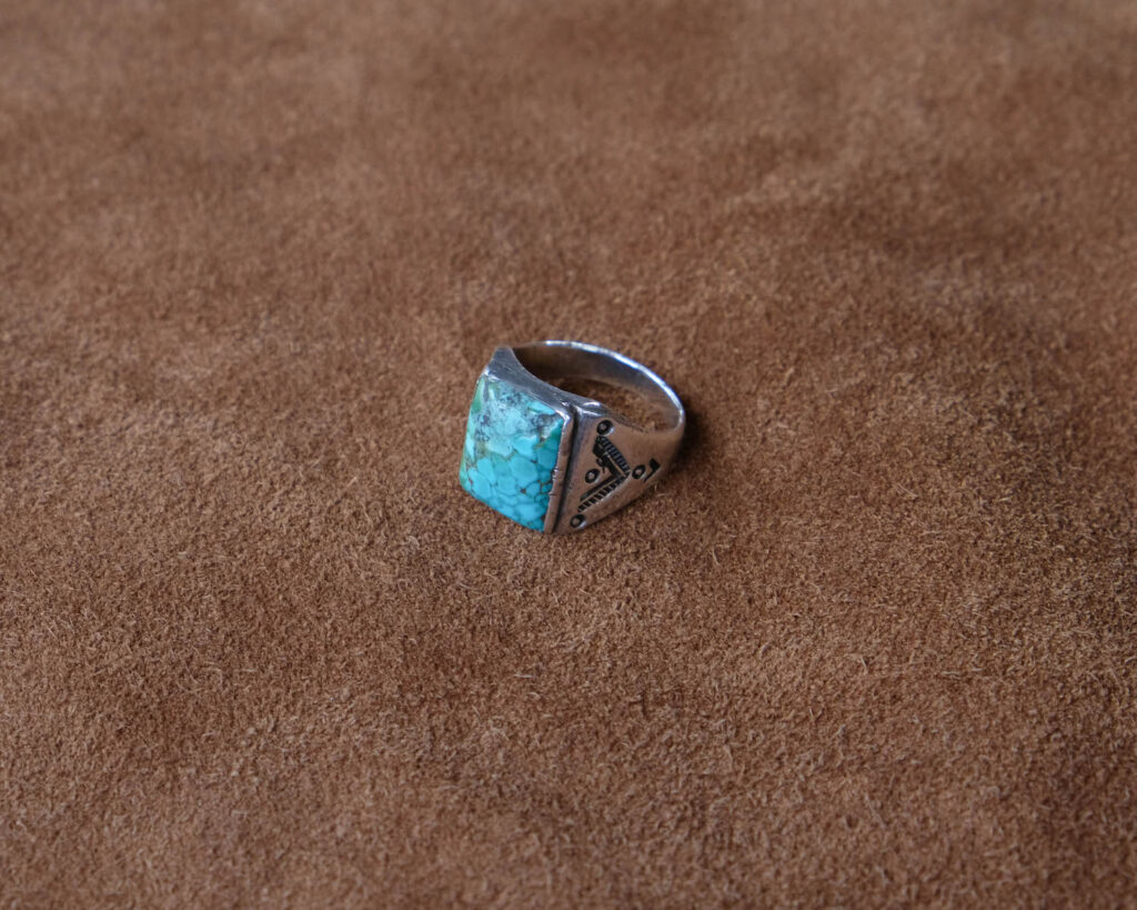 Chipeta Trading vintage turquoise ring